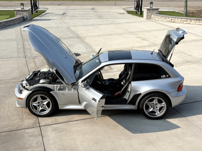 2000 BMW M Coupe in Titanium Silver Metallic over Black Nappa