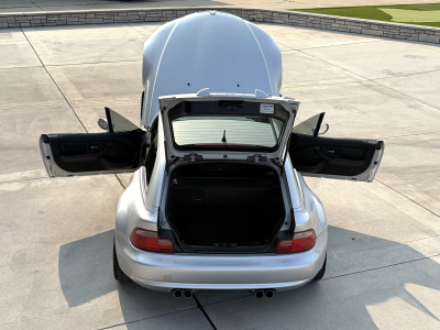 2000 BMW M Coupe in Titanium Silver Metallic over Black Nappa