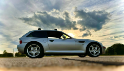 2000 BMW M Coupe in Titanium Silver Metallic over Black Nappa