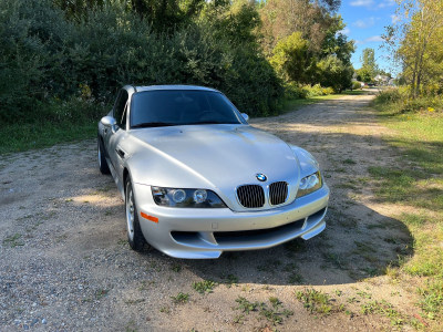 2000 BMW M Coupe in Titanium Silver Metallic over Black Nappa