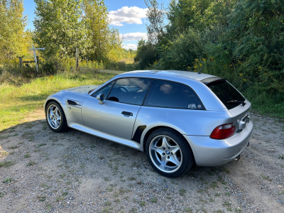 2000 BMW M Coupe in Titanium Silver Metallic over Black Nappa