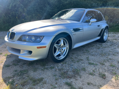 2000 BMW M Coupe in Titanium Silver Metallic over Black Nappa