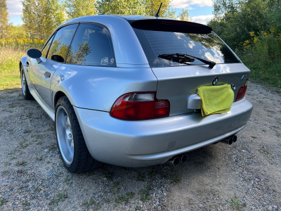 2000 BMW M Coupe in Titanium Silver Metallic over Black Nappa