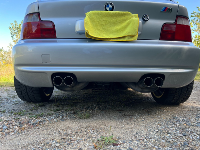 2000 BMW M Coupe in Titanium Silver Metallic over Black Nappa