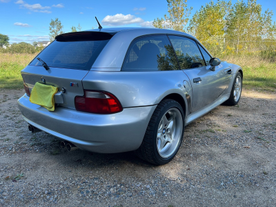 2000 BMW M Coupe in Titanium Silver Metallic over Black Nappa