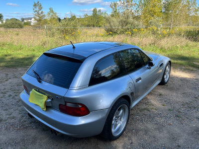 2000 BMW M Coupe in Titanium Silver Metallic over Black Nappa