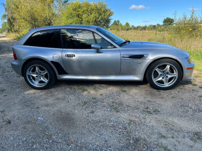 2000 BMW M Coupe in Titanium Silver Metallic over Black Nappa