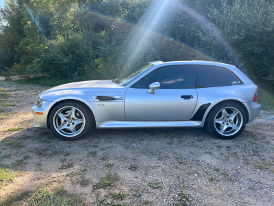 2000 BMW M Coupe in Titanium Silver Metallic over Black Nappa