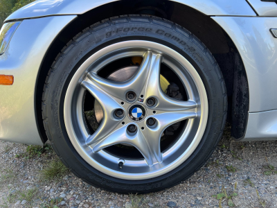 2000 BMW M Coupe in Titanium Silver Metallic over Black Nappa