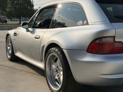2000 BMW M Coupe in Titanium Silver Metallic over Black Nappa