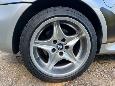 2000 BMW M Coupe in Titanium Silver Metallic over Black Nappa