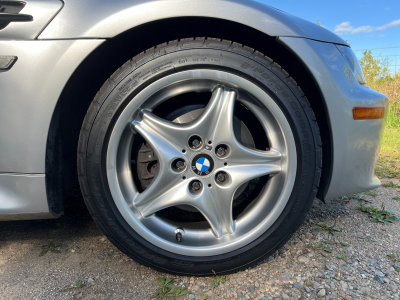 2000 BMW M Coupe in Titanium Silver Metallic over Black Nappa