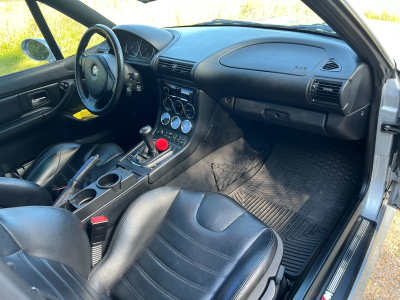 2000 BMW M Coupe in Titanium Silver Metallic over Black Nappa