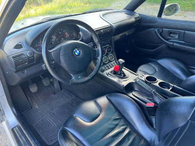 2000 BMW M Coupe in Titanium Silver Metallic over Black Nappa