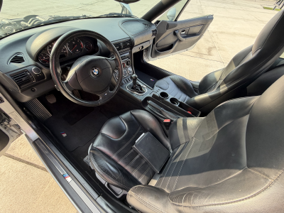 2000 BMW M Coupe in Titanium Silver Metallic over Black Nappa