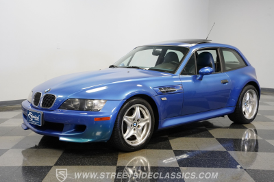 2000 BMW M Coupe in Estoril Blue Metallic over Estoril Blue & Black Nappa