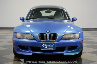 2000 BMW M Coupe in Estoril Blue Metallic over Estoril Blue & Black Nappa