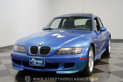 2000 BMW M Coupe in Estoril Blue Metallic over Estoril Blue & Black Nappa