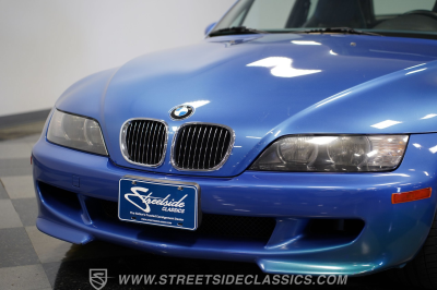 2000 BMW M Coupe in Estoril Blue Metallic over Estoril Blue & Black Nappa