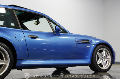 2000 BMW M Coupe in Estoril Blue Metallic over Estoril Blue & Black Nappa