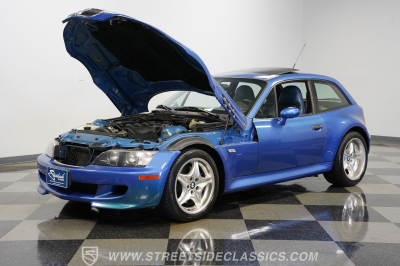 2000 BMW M Coupe in Estoril Blue Metallic over Estoril Blue & Black Nappa