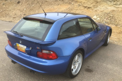 2000 BMW M Coupe in Estoril Blue Metallic over Dark Beige Oregon