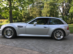 2000 BMW M Coupe in Titanium Silver Metallic over Estoril Blue & Black Nappa