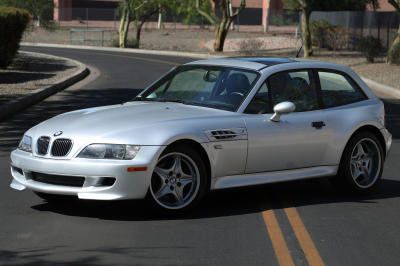 2001 BMW M Coupe in Titanium Silver Metallic over Black Nappa