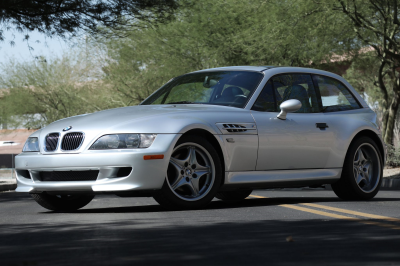 2001 BMW M Coupe in Titanium Silver Metallic over Black Nappa