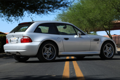 2001 BMW M Coupe in Titanium Silver Metallic over Black Nappa