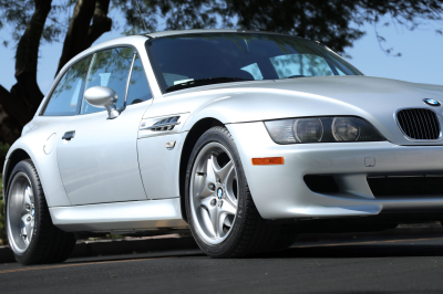 2001 BMW M Coupe in Titanium Silver Metallic over Black Nappa