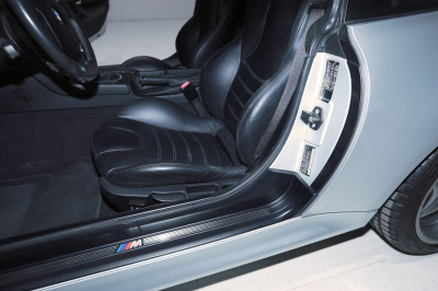 2001 BMW M Coupe in Titanium Silver Metallic over Black Nappa