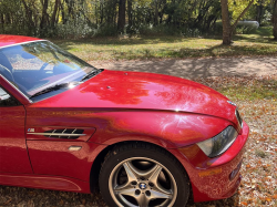 2001 BMW M Coupe in Imola Red 2 over Imola Red & Black Nappa