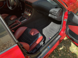 2001 BMW M Coupe in Imola Red 2 over Imola Red & Black Nappa