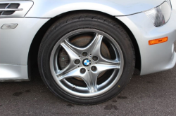 2001 BMW M Coupe in Titanium Silver Metallic over Imola Red & Black Nappa - Front Passenger Wheel