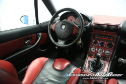 2001 BMW M Coupe in Titanium Silver Metallic over Imola Red & Black Nappa