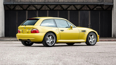 2001 BMW M Coupe in Phoenix Yellow Metallic over Dark Gray & Black Nappa