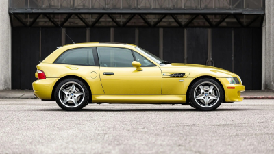 2001 BMW M Coupe in Phoenix Yellow Metallic over Dark Gray & Black Nappa