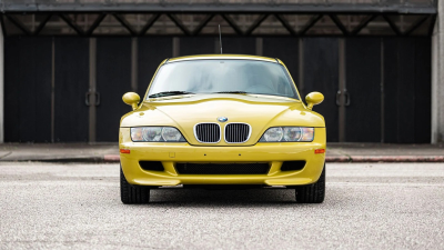 2001 BMW M Coupe in Phoenix Yellow Metallic over Dark Gray & Black Nappa