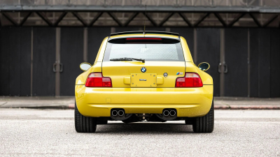 2001 BMW M Coupe in Phoenix Yellow Metallic over Dark Gray & Black Nappa