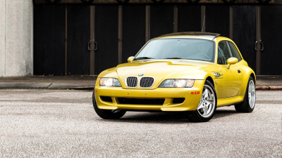 2001 BMW M Coupe in Phoenix Yellow Metallic over Dark Gray & Black Nappa