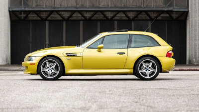 2001 BMW M Coupe in Phoenix Yellow Metallic over Dark Gray & Black Nappa