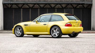 2001 BMW M Coupe in Phoenix Yellow Metallic over Dark Gray & Black Nappa