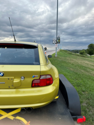 2001 BMW M Coupe in Phoenix Yellow Metallic over Black Nappa