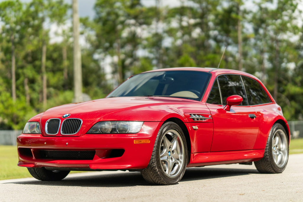 2001 BMW M Coupe in Imola Red 2 over Dark Beige Oregon