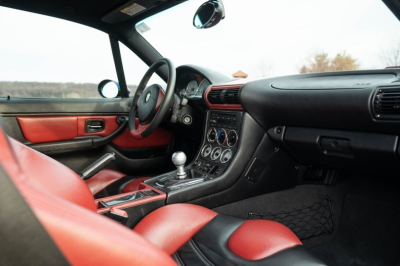 2001 BMW M Coupe in Black Sapphire Metallic over Imola Red & Black Nappa