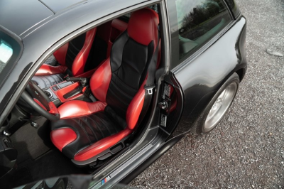 2001 BMW M Coupe in Black Sapphire Metallic over Imola Red & Black Nappa
