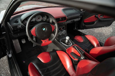 2001 BMW M Coupe in Black Sapphire Metallic over Imola Red & Black Nappa