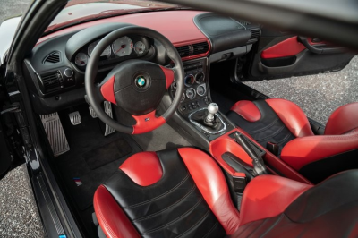 2001 BMW M Coupe in Black Sapphire Metallic over Imola Red & Black Nappa