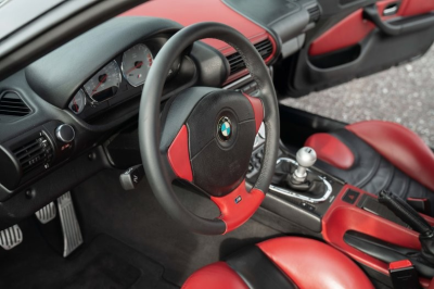 2001 BMW M Coupe in Black Sapphire Metallic over Imola Red & Black Nappa